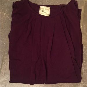 Pink rose long top size small